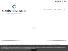 Tablet Screenshot of marindomenech.com